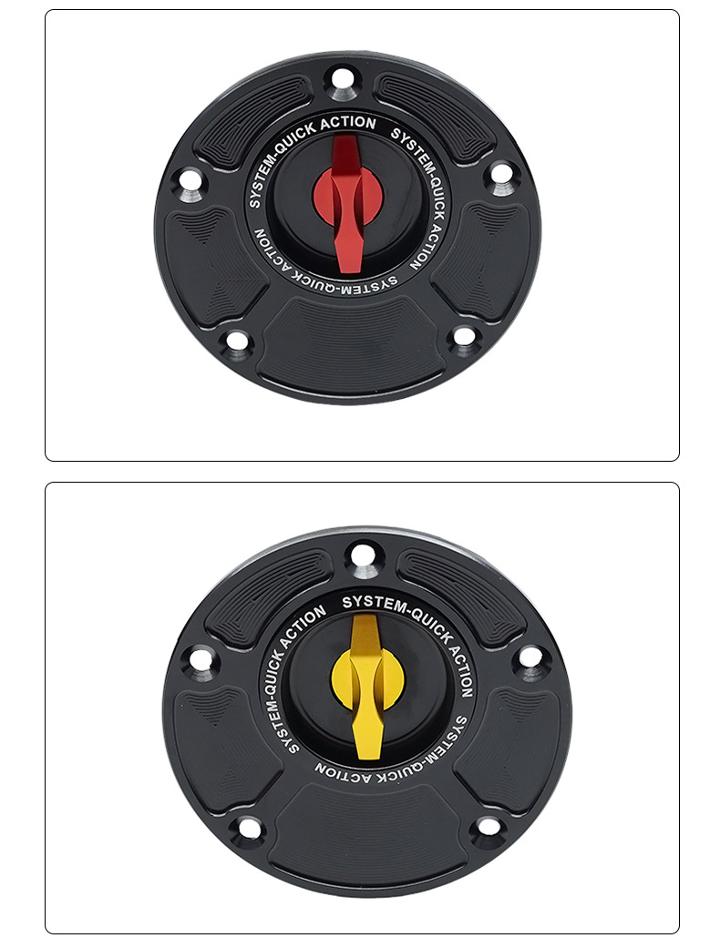 Sh-L6006 Motorcycle Modification Parts, Aluminum Alloy with Stable Quality, Quick-Release Fuel Tank Cap, Easy to Install