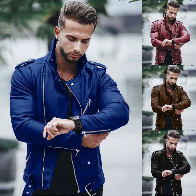 Demi-season fashionable jacket with zipper, European style, plus size