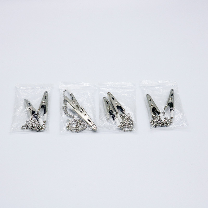 Cadena de hierro dental bufanda clip delantal clip bufanda desechable clip de cadena de hierro especial clip de plástico clip de resorte image 4