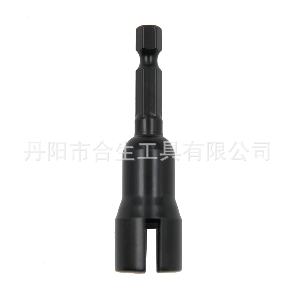 Cruz-frontera natural ranurado mango hexagonal 65mm destornillador eléctrico llave de enchufe negro mariposa agujero llave de enchufe