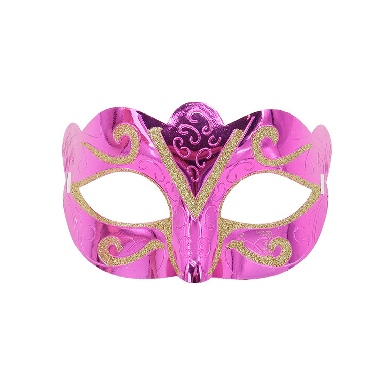 Halloween galvanizado pequeña belleza mariposa bailarina espectáculo de baile de máscaras de mitad cara carnaval pintado venecia máscaras