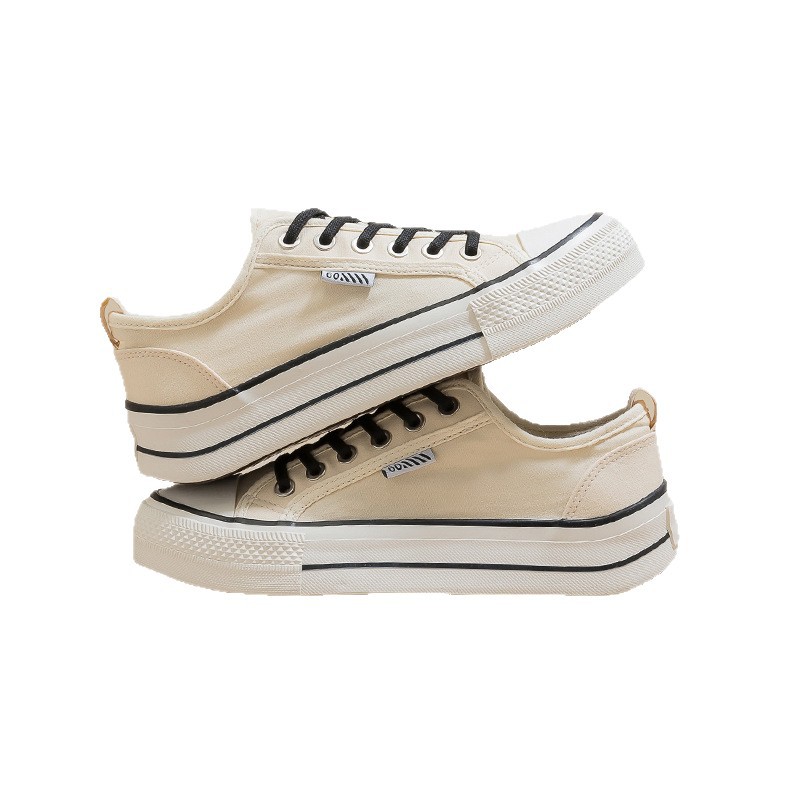 2026 nuevo estilo de moda zapatos de lona de altura de suela gruesa para mujeres zapatos de moda retro más estudiantes zapatos de lona casuales universales