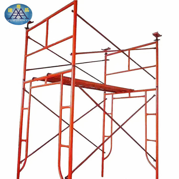 厂家直销加厚门式脚手架 广东建筑工地1.93米活动移动脚手架