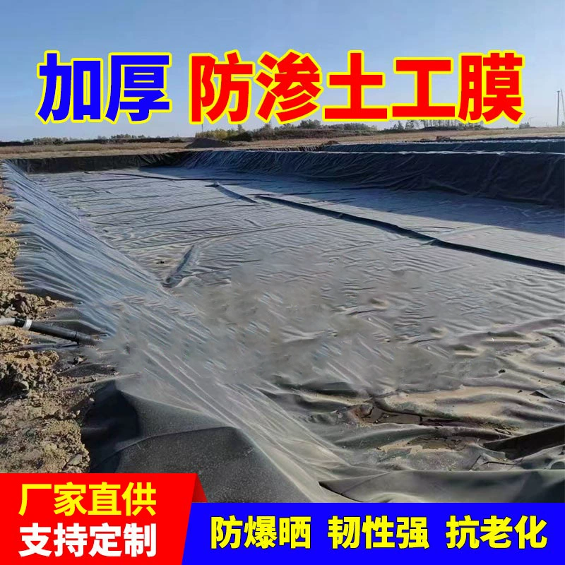 Черная противофильтрационная пленка для аквакультуры пруд для разведения рыбы