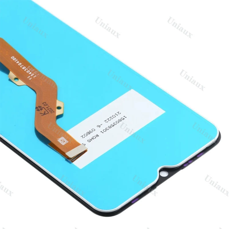 Suitable for Transsion TECNO Camon 12 screen LCD mobile phone display inner and outer screen with frame assembly LCD