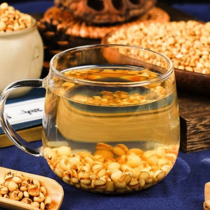 Roasted Coix Seed Yi Yi Ren 500g Dried Job's Tears for Tea Soup and Congee in use