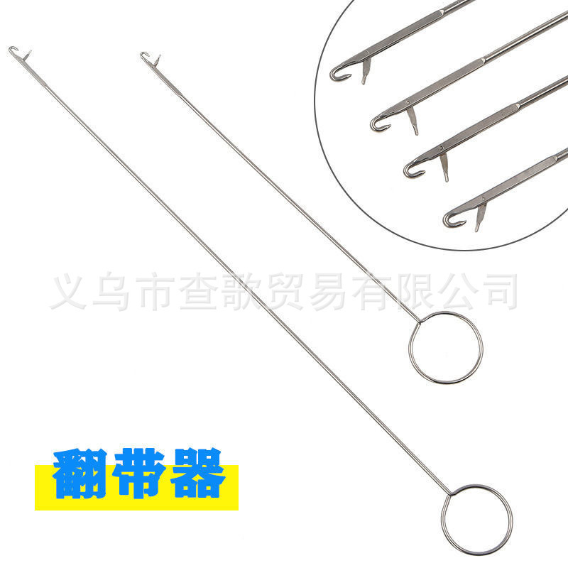 Handmade DIY Lining Turner, Turner, Crochet Patchwork Belt Turner, Rope Threader, Return Needle, Thread Cutter, Long and Short Style Handmade DIY Lining Turner, Turner, Crochet Patchwork Belt Turner, Rope Threader, Return Needle, Thread Cutter, Long and Short Style