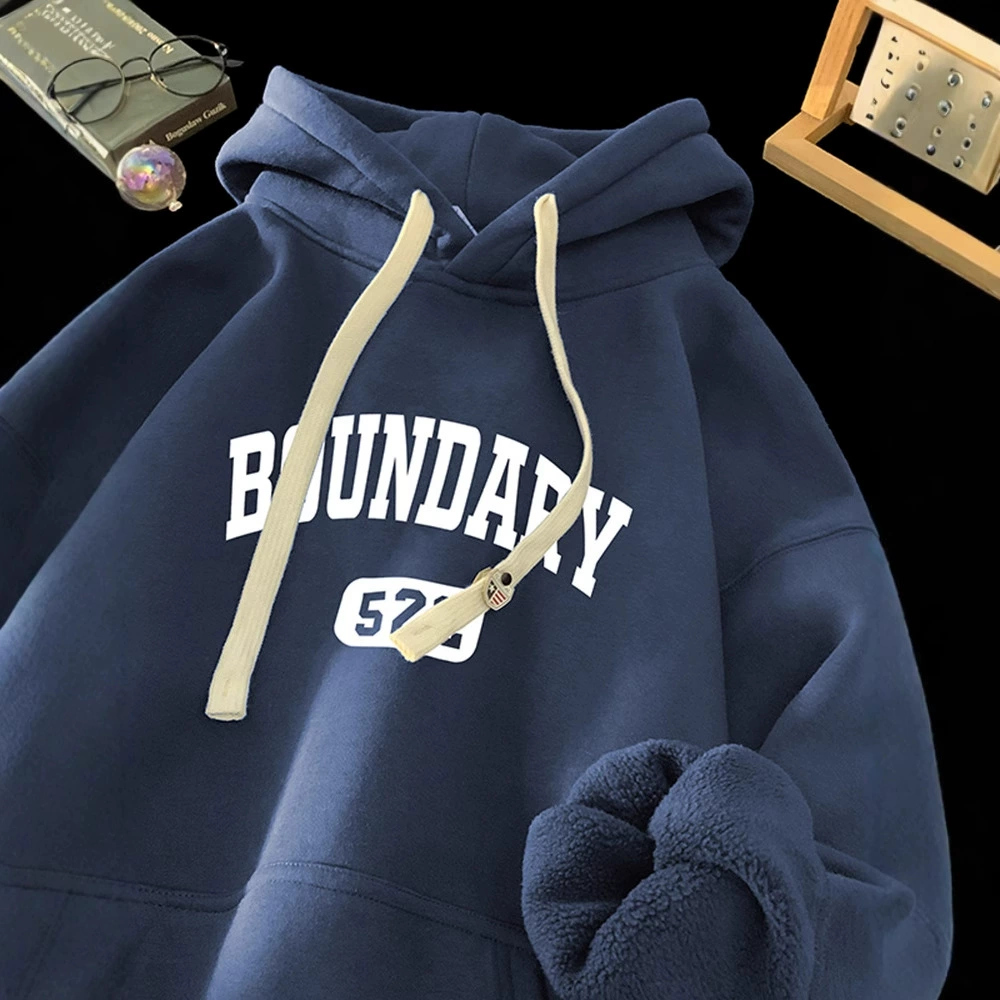 Тяжелый высокий уличный свитер мужской осенний американский ретро дикий свободный пиджак с капюшоном для мужчин и женщин