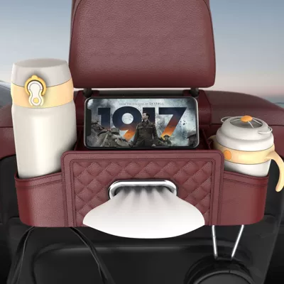 storage box, water cup holder, Car storage bag/box