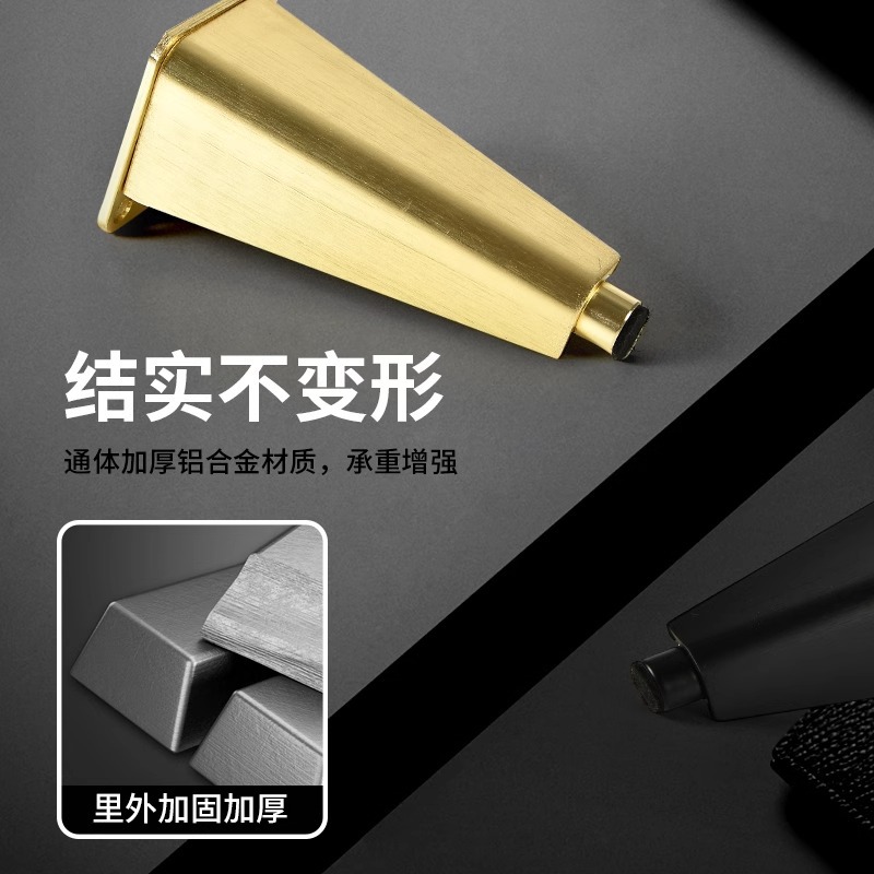 소파 지원 다리 차 테이블 다리 액세서리 캐비닛 발 TV 내각 내각 발 조절 가능한 경사 캐비닛 발 지원 발의 엄격한 선택