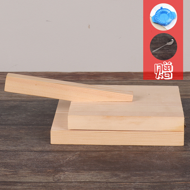 Dumpling piel presionando máquina madera maciza dumpling piel tablero hogar manual dumpling piel molde Rolling cuero madera dumpling piel presionando tablero