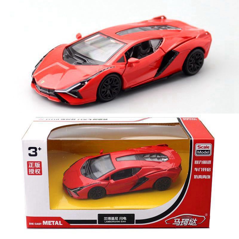 Ma Ke, modelo de coche de aleación 1 a 36 Porsche 918 coche deportivo, luz silenciosa, colección de modelos de coche de juguete para niños