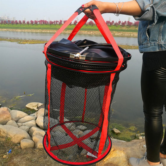 Thickened fish protection new universal positioning black pit fish protection nano glue card edge fishing protection manufacturers wholesale fishing net net pocket