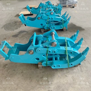 双轴机械臂夹木器吊臂改装手柄控制机械抓木器配件