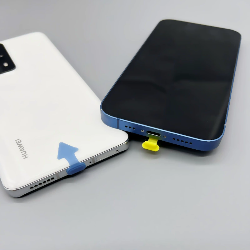 Силиконовый пылезащитный чехол для зарядки совместимый с Apple и Huawei, для Android