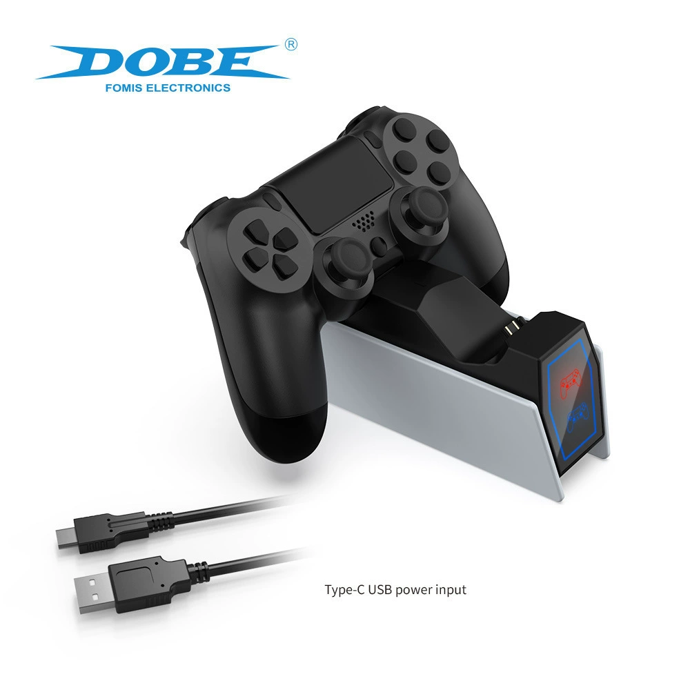 PS4 беспроводной контроллер контакт двойной зарядки PS4 SLIM/Pro база зарядки контроллера с LED индикатором