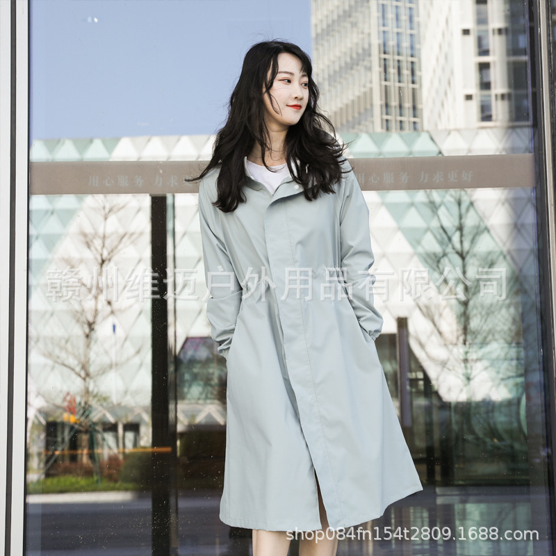 Cross-Border Golf Raincoat Long Windbreaker for Men and Women Fashionable Slim Waist Adult Windproof and Waterproof All-In-One Wholesale