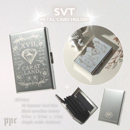 Cross-Border Svt Metal Cardholder Metal Card Holder Wallet Wallet Business Card Holder