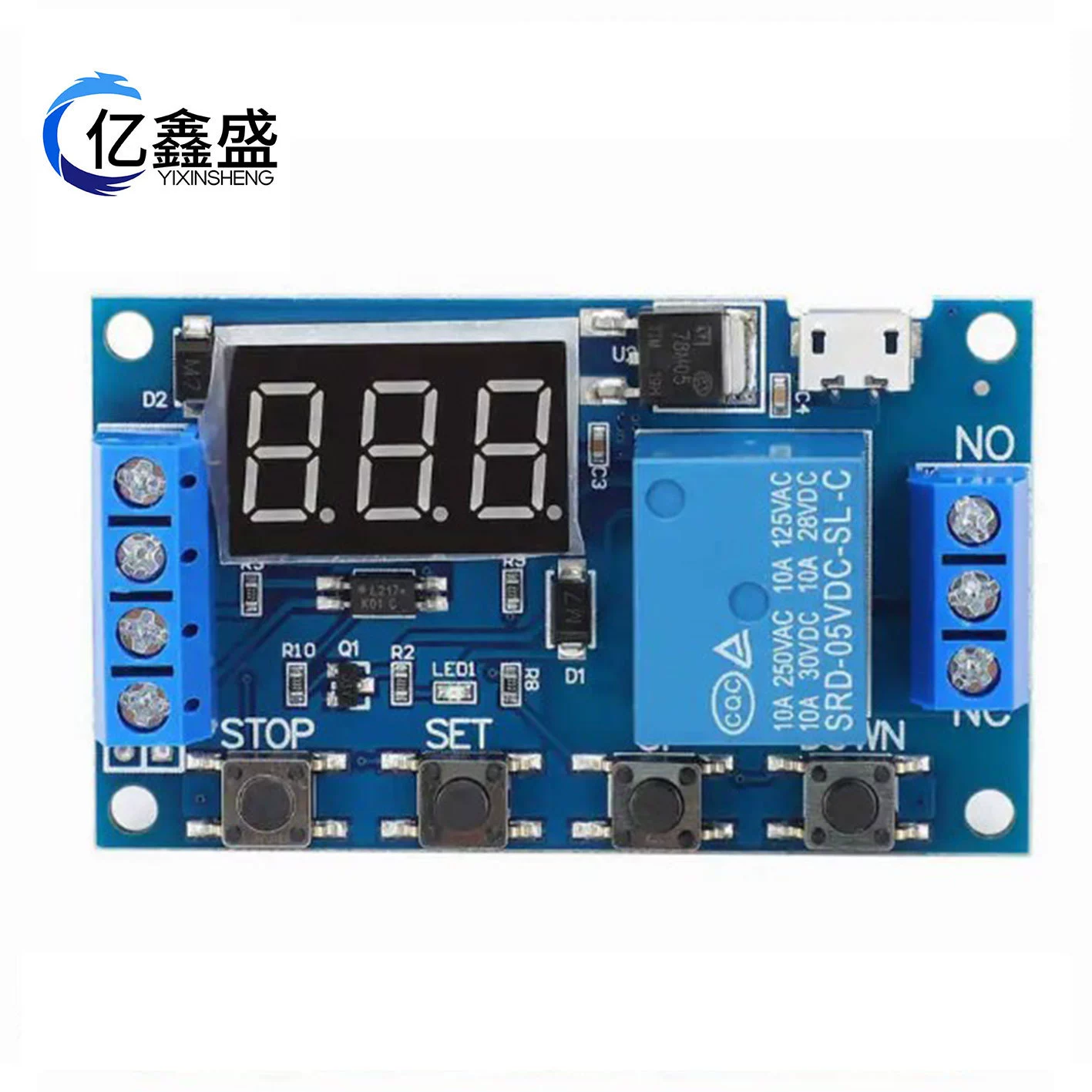 Переключатель релейного модуля 6-30 В, таймер цепи задержки времени, полностью релейный модуль