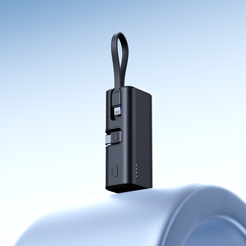 Cargador Portátil Inalámbrico Tipo Cápsula de Plástico, Pequeño y Portátil image 11