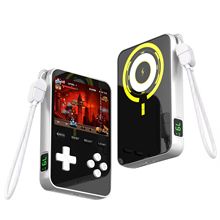 跨境首創新款游戲機充電寶手機磁吸無線快充電器移動電源數顯禮品