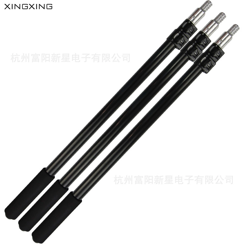 Оптовая Продажа с фабрики ручная телескопическая штанга 3 секции 2 секции 3 м 4 м удлинитель стержень для очистки стекла удлинение стержня для чистки стекла