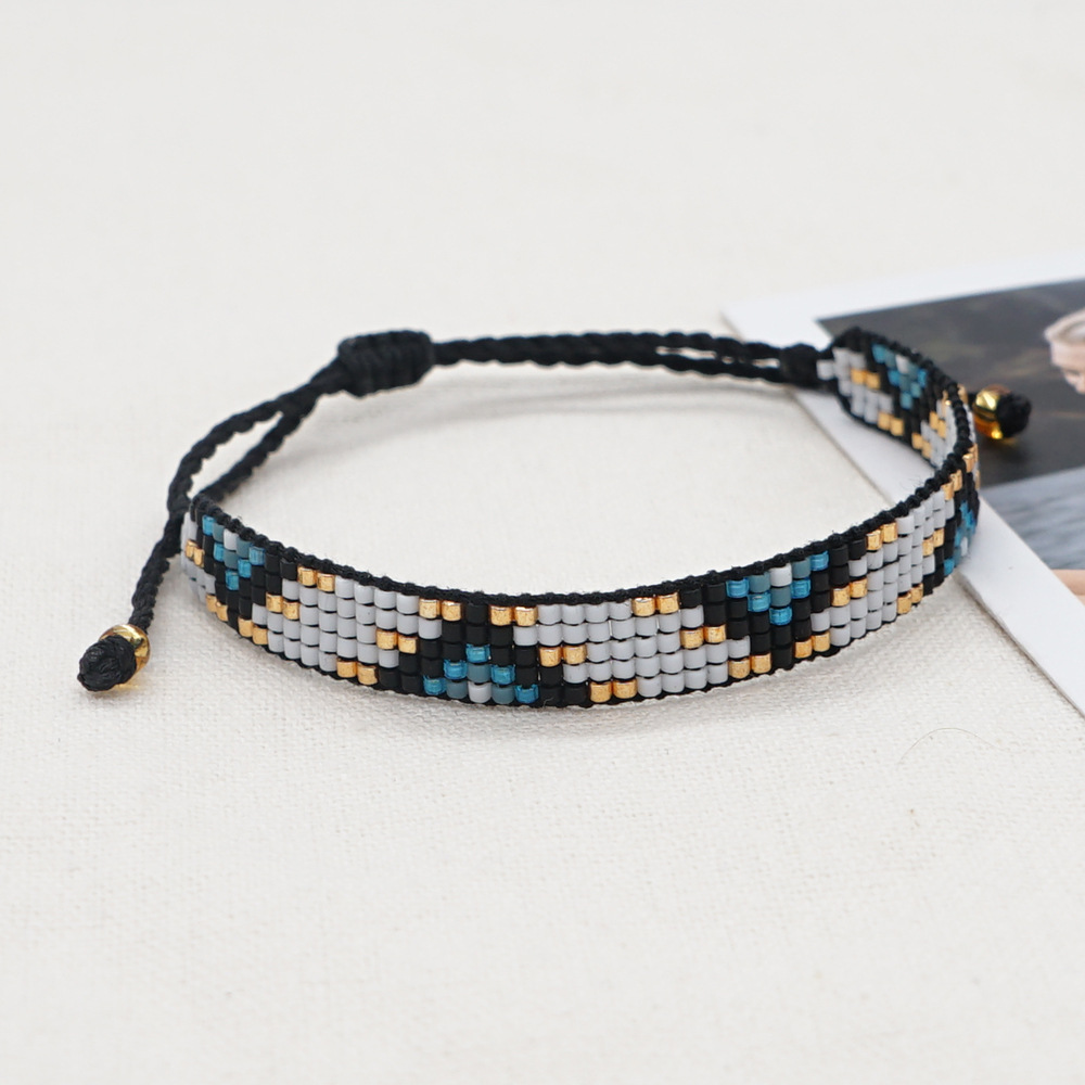 Daily Occasion Beaded Material Letter, Heart Shape Pattern Casual Bohemian Letter Heart Shape Beaded Pearl Couple Bracelets