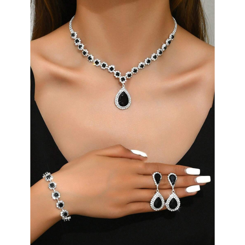 Q 12496 Bridal sunflower jewelry set 新娘太阳花首饰套装|ru