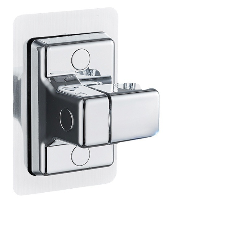 Stent de ducha sin perforación fijador de cabeza de ducha de ducha de baño colgante de lluvia ajustable base de pared de soleado de flores artefacto mágico