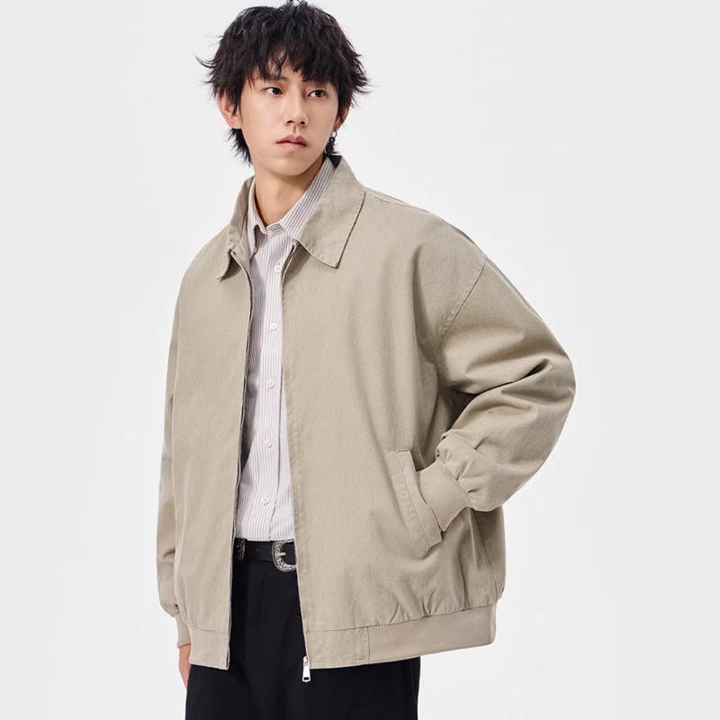 Jsen American Retro Jacket 2026 New Men's Spring and Summer Loose Casual Versatile Trendy Fashion Outerwear Top Jsen American Retro Jacket 2026 New Men's Spring and Summer Loose Casual Versatile Trendy Fashion Outerwear Top