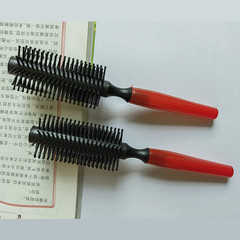 捲髮梳蓬鬆梳塑料圓梳捲髮直發圓筒滾梳子美發梳美容美髮用品批發