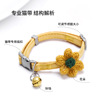 Quilted choker, small bell, pet, cat, suitable for import