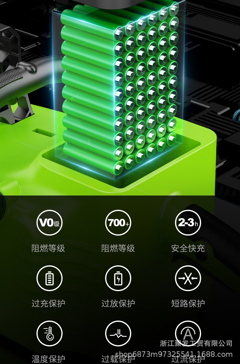 卓鉅L8鋰電電鏈鋸詳情圖