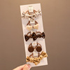 Children's elastic hair rope, hairgrip with bow, hair accessory, 2023 collection, no hair damage