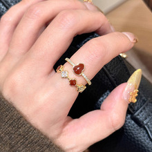 18k������ʯ���ͺ��J�_�ڽ�ָ����ʽʳָ���p�ݸ߼������Ů