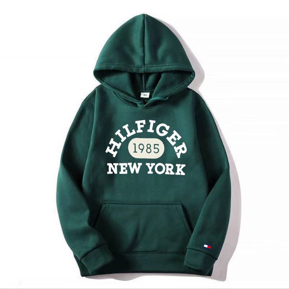 Ebay venta caliente marca de moda callejera europea y americana suéter con capucha con estampado de color sólido para hombres deportes y ocio todo fósforo