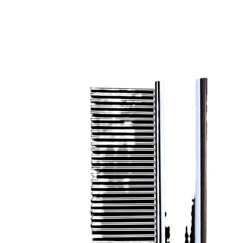 Dog grooming wholesale steel needle straight comb for Teddy and Bichon small and medium dogs detangling comb steel pet brush