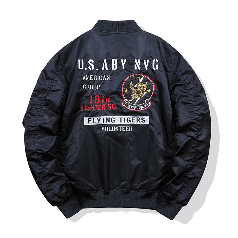 Men's Clothing ins baseball jacket men's and women's trendy brand loose and handsome design niche Harajuku style pilot jacket_voghion.com