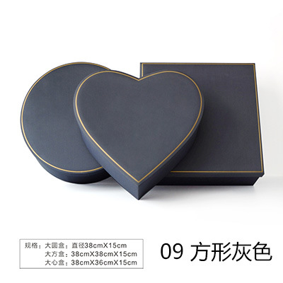 99 rosas caja de flores regalo embalaje de regalo caja de regalo de seda gran floristería material floral arreglo floral