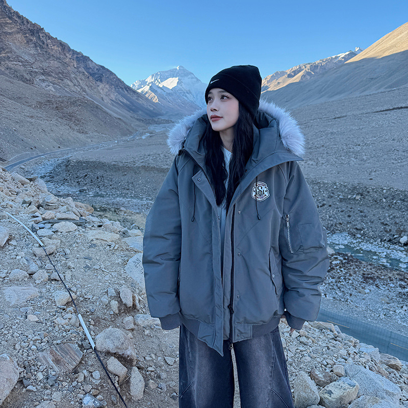 Corea del Sur ropa de algodón para mujeres corto 2025 invierno nuevo suelto con un pequeño bf chaqueta de pan image 4
