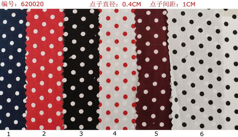 純綿プリント布の小さいアイデアの点の丸い点の子供服のシャツのワンピースの手作りのDIYの布地の現物は卸売りします。|undefined