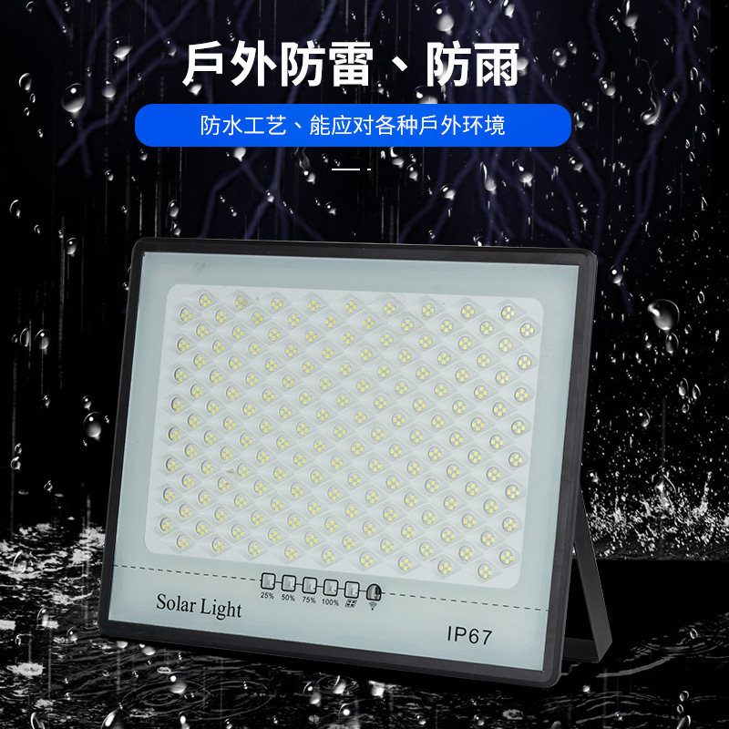 Lámpara solar LED de estilo cielo estrellado para exteriores, impermeable, ideal para patios, plazas y fachadas.