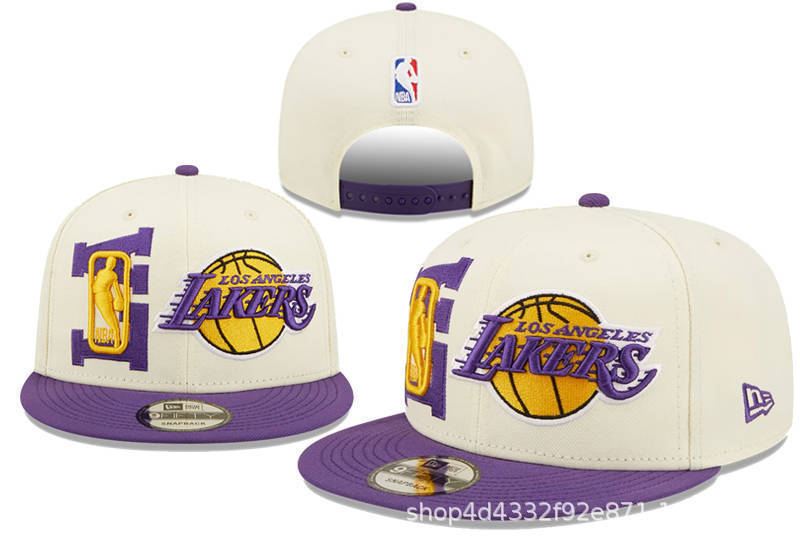 NBA ロサンゼルス レイカーズ バスケットボール ベースボール キャップ フラットつば調節可能なキャップ ヒップホップ ファッション フラットつばキャップ 越境貿易|undefined