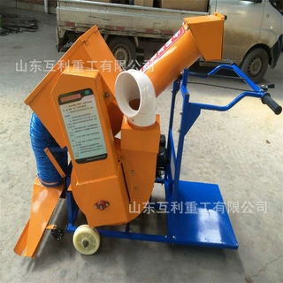 汽油自走式扒谷灌袋机 颗粒粮食装袋机 稻谷小麦晒场吸粮机