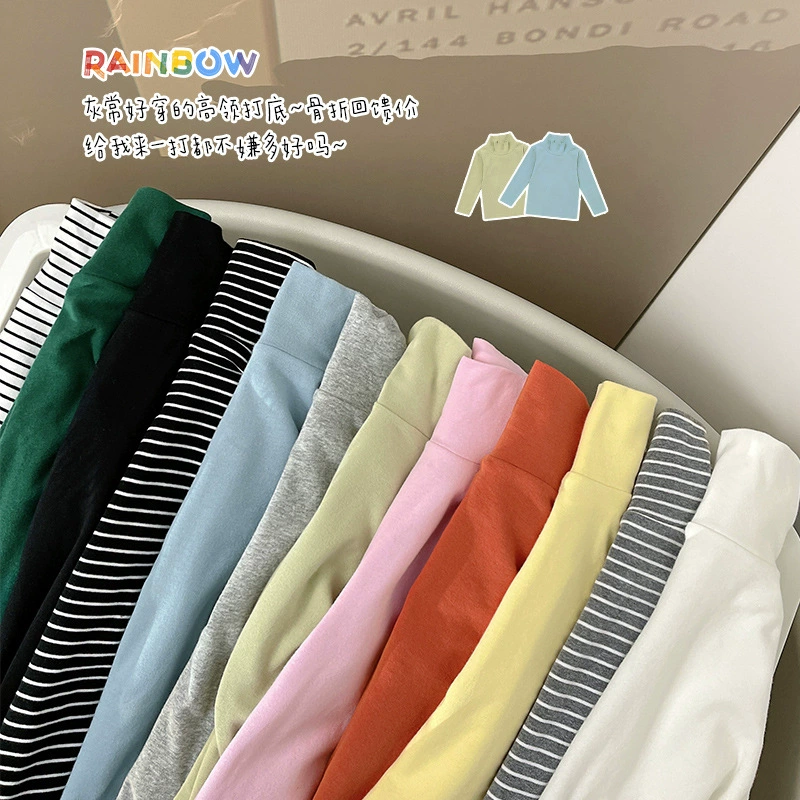 Теплая демисезонная детская куртка-дублёнка с высоким воротником и длинным рукавом, удобный для тела комплект нижнего белья