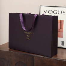 礼品手提袋定制高端烫金logo纸袋化妆护肤品购物袋企业活动宣传袋