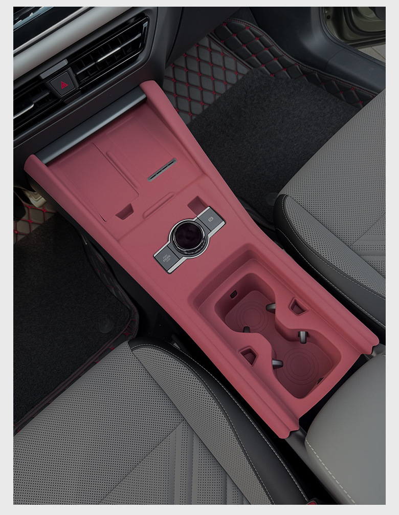 25 Volkswagen Tanyue L Central Control Panel Silicone Pads, Water Coasters, Wireless Charging Protective Pads, Car Modification Accessories
