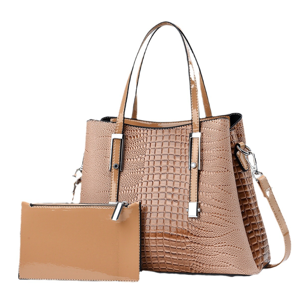 Bolso de Moda para Comercio Exterior, Bolso de Hombro Simple, Nuevo Bolso de Madre e Hija del Fabricante, Bolso Cruzado de Gran Capacidad, Moderno y Elegante para Mujer, 2025 image 7