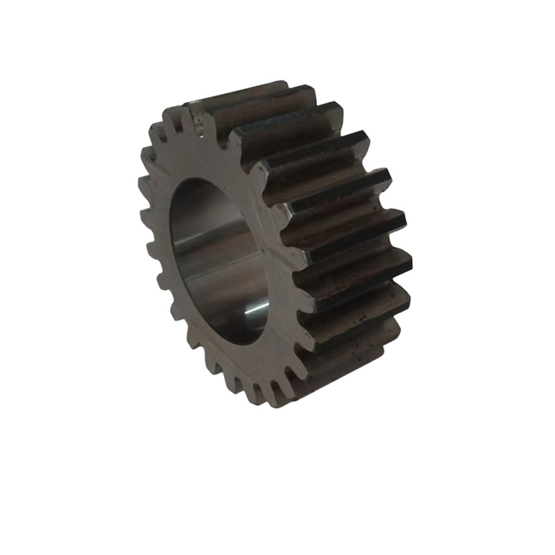 Gear industrial machinery transmission parts 45 steel non-standard cylindrical straight gear rack with hard tooth surface