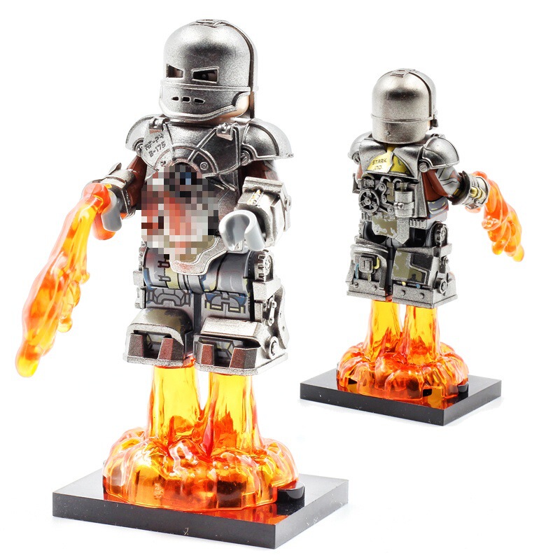 マーベルアベンジャーズアイアンマンスーパーヒーロースパイダーマン組み立てミニフィギュアビルディングブロックおもちゃ|undefined